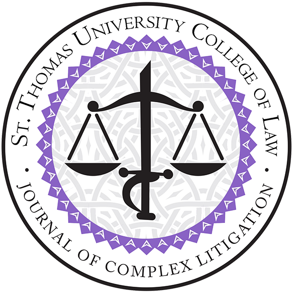 St. Thomas Journal of Complex Litigation Badge